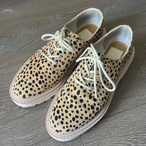 Dolce Vita Shoes - Dolce Vita Cheetah Print Oxford Platform Shoes 7.5